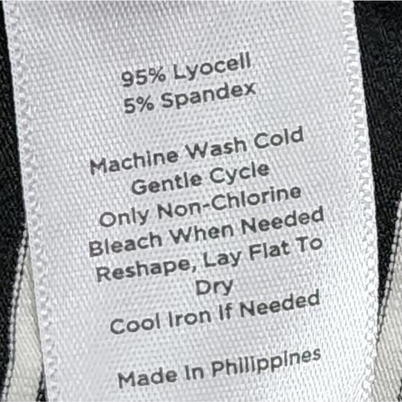 Talbots black and white striped boat neck 3/4 sleeve super soft shirt plus sz 3X - Picture 5 of 5